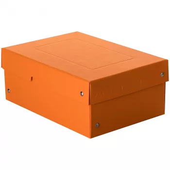 FALKEN PURE dokumentų saugojimo dėžė 1250 lapų, pastelinė oranžinė, 18,0 x 25,0 x 10,0 cm, 1 vnt. (22001848000F)