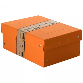 FALKEN PURE dokumentų saugojimo dėžė 1250 lapų, pastelinė oranžinė, 18,0 x 25,0 x 10,0 cm, 1 vnt. (22001848000F)