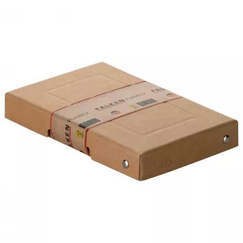 FALKEN PURE dokumentų saugojimo dėžutė 310 lapų, natūraliai rudos spalvos, 12,0 x 18,5 x 2,5 cm, 1 vnt. 22001824000F