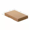 FALKEN PURE dokumentų saugojimo dėžutė 310 lapų, natūraliai rudos spalvos, 12,0 x 18,5 x 2,5 cm, 1 vnt. 22001824000F