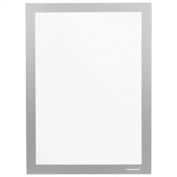 Magnetoplan Info Frame magnetofix DIN A3 sidabrinis, atlenkiamas dvipusis savaiminio lipnumo rėmelis 1132032