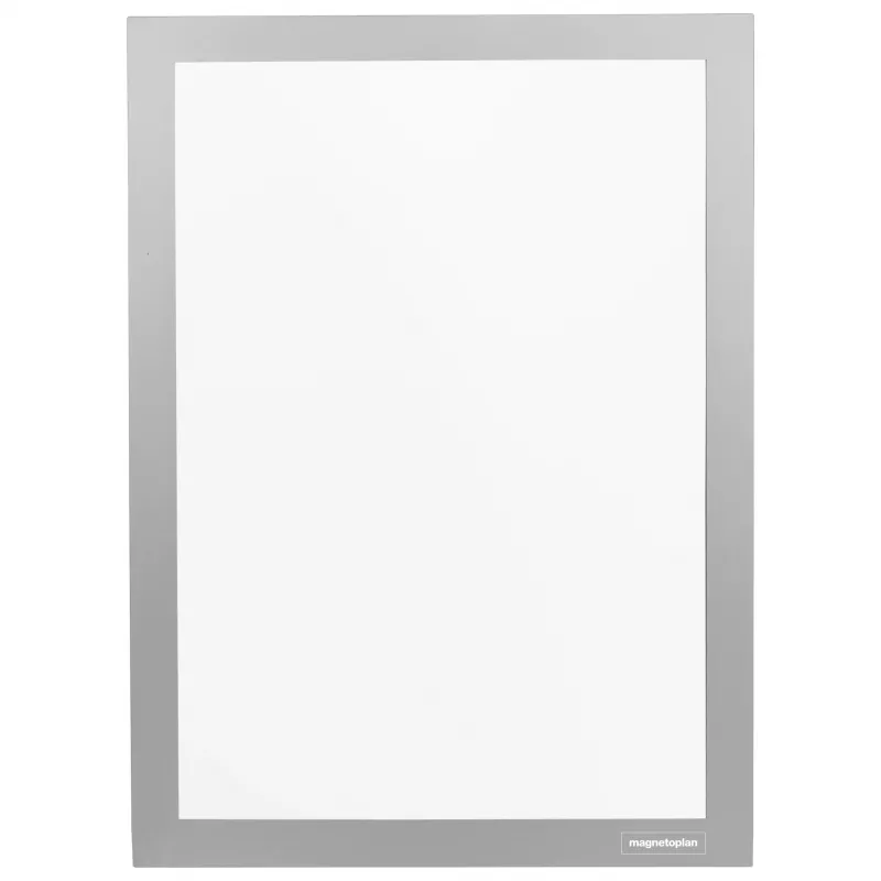 Magnetoplan Info Frame magnetofix DIN A3 sidabrinis, atlenkiamas dvipusis savaiminio lipnumo rėmelis 1132032