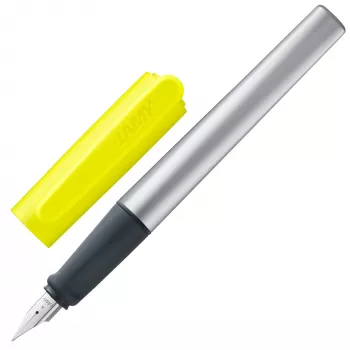 LAMY nexx plunksnakotis Neon Yellow/Silver A (pradedantiesiems)