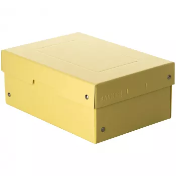 FALKEN PURE dokumentų laikymo dėžė 1250 lapų pastelinės geltonos spalvos 18,0 x 25,0 x 10,0 cm, 1 vnt. 22001944000F