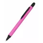 ONLINE SCHREIBGERÄTE ALU Stylus rašiklis su capacitive ekrano pieštuku, rožinis, mėlynas rašalas, aliuminio korpusas, ištraukiamas, papildomas, 1 vnt. (32117/3D)