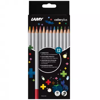 LAMY colorplus spalvoti pieštukai, 12 vnt., įvairių spalvų (1240239)