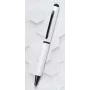 ONLINE SCHREIBGERÄTE Hexagon Stylus tušinukas su kapacityviniu stiliumi, baltas korpusas, mėlynas rašalas, sukimo mechanizmas, aliuminis, 1 vnt. (21031/3D)