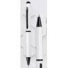 ONLINE SCHREIBGERÄTE Hexagon Stylus tušinukas su kapacityviniu stiliumi, baltas korpusas, mėlynas rašalas, sukimo mechanizmas, aliuminis, 1 vnt. (21031/3D)