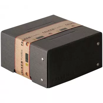FALKEN PURE 150x150mm dokumentų dėžutė 1050 lapų, juoda, 16,0 x 16,0 x 8,5 cm, 1 vnt. (22001744000F)