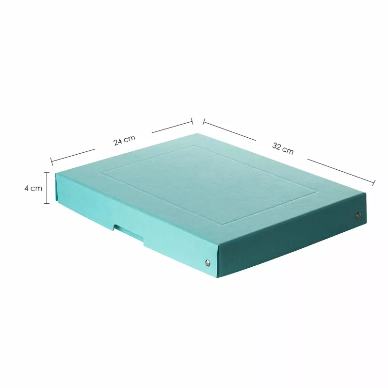 FALKEN PURE dokumentų saugojimo dėžė 500 lapų pastelinės mėlynos spalvos 24,0 x 32,0 x 4,0 cm, 1 vnt. (22001856000F)