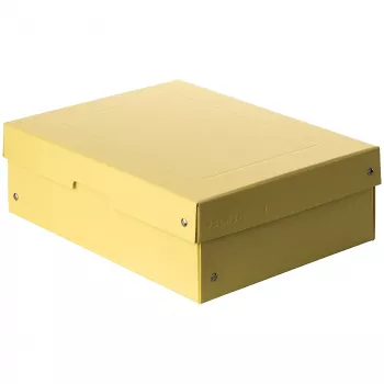 FALKEN PURE dokumentų saugojimo dėžė 1250 lapų, pastelinė geltona, 24,0 x 32,0 x 10,0 cm, 1 vnt. 22001936000F