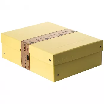FALKEN PURE dokumentų saugojimo dėžė 1250 lapų, pastelinė geltona, 24,0 x 32,0 x 10,0 cm, 1 vnt. 22001936000F