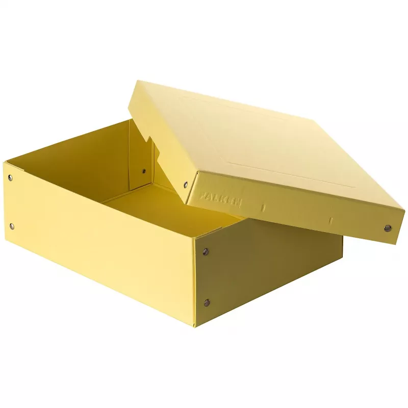 FALKEN PURE dokumentų saugojimo dėžė 1250 lapų, pastelinė geltona, 24,0 x 32,0 x 10,0 cm, 1 vnt. 22001936000F