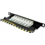 GoodConnections Alcasa GC-N0130 Cat6a ekranuotas RJ45 Keystone modulis - 10GbE, 22-26 AWG, juodas