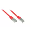 GoodConnections Cat. 5e SF/UTP tinklo kabelis, raudonas, 1m 855R-010