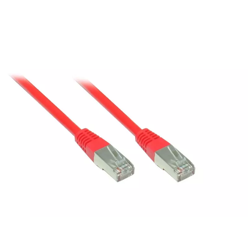 GoodConnections Cat. 5e SF/UTP tinklo kabelis, raudonas, 1m 855R-010