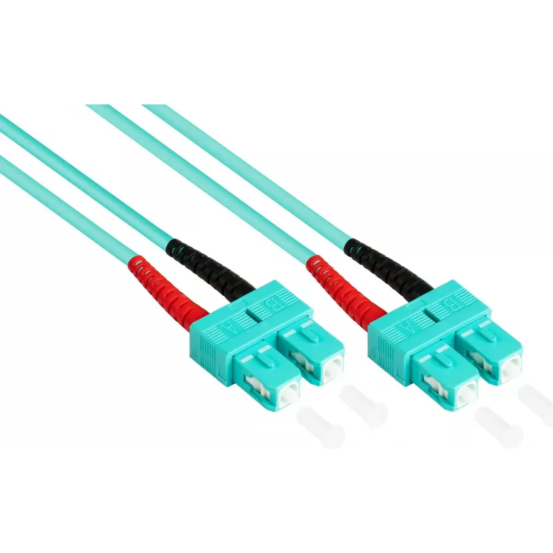 GoodConnections LW-810SC3 OM3 daugiamodis šviesolaidinis Duplex komutacinis kabelis, SC/SC, 50/125, 10 m