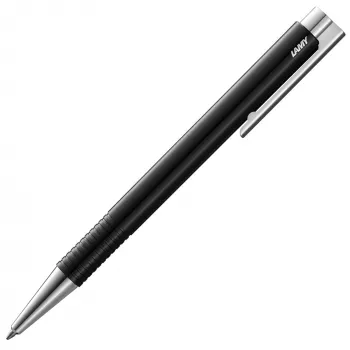 LAMY logo M+ tušinukas - matinis juodas, vidutinio storio juodas rašalas 1236428