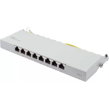 GoodConnections Alcasa GC-N0111 Cat6 ekranuotas RJ45 keystone modulis - pilkas