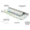 GoodConnections Alcasa GC-N0111 Cat6 ekranuotas RJ45 keystone modulis - pilkas