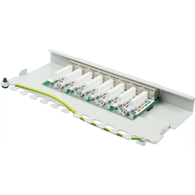 GoodConnections Alcasa GC-N0111 Cat6 ekranuotas RJ45 keystone modulis - pilkas