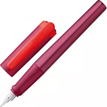LAMY nexx plunksnakotis Multi-Red A (pradedantiesiems) su ergonomiška rankena ir nerūdijančio plieno plunksna 1241765
