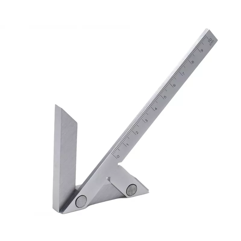Donau Elektronik MLZW90 90° centravimo kampainis iš aliuminio lydinio, skirta medienos ir metalo apdirbimui, 100 mm talpa