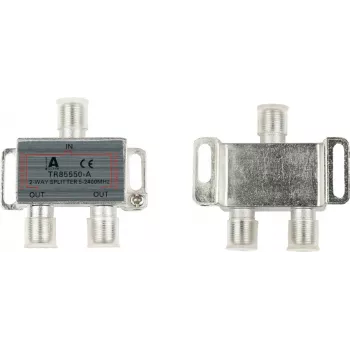 GoodConnections SAT magistralinis skirstytuvas su F jungtimis, 2 krypčių, 5-2250 MHz