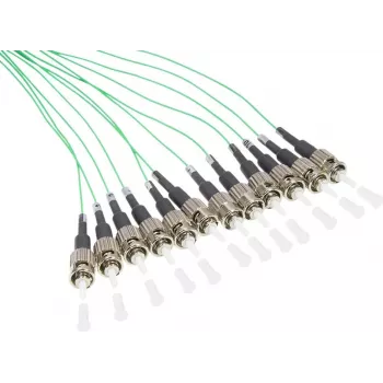 GoodConnections Alcasa LW-802PT 2m 12x ST turkio spalvos optinis pataisų kabelis (LW-802PT)