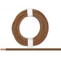 Donau Elektronik 218-88 daugiasluoksnė viela 2 x 0,14 mm² ruda 5 m