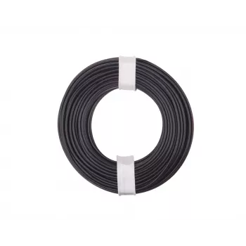Donau Elektronik 175-011 LiY lankstusis montažinis laidas 1 x 0,75 mm² juodas