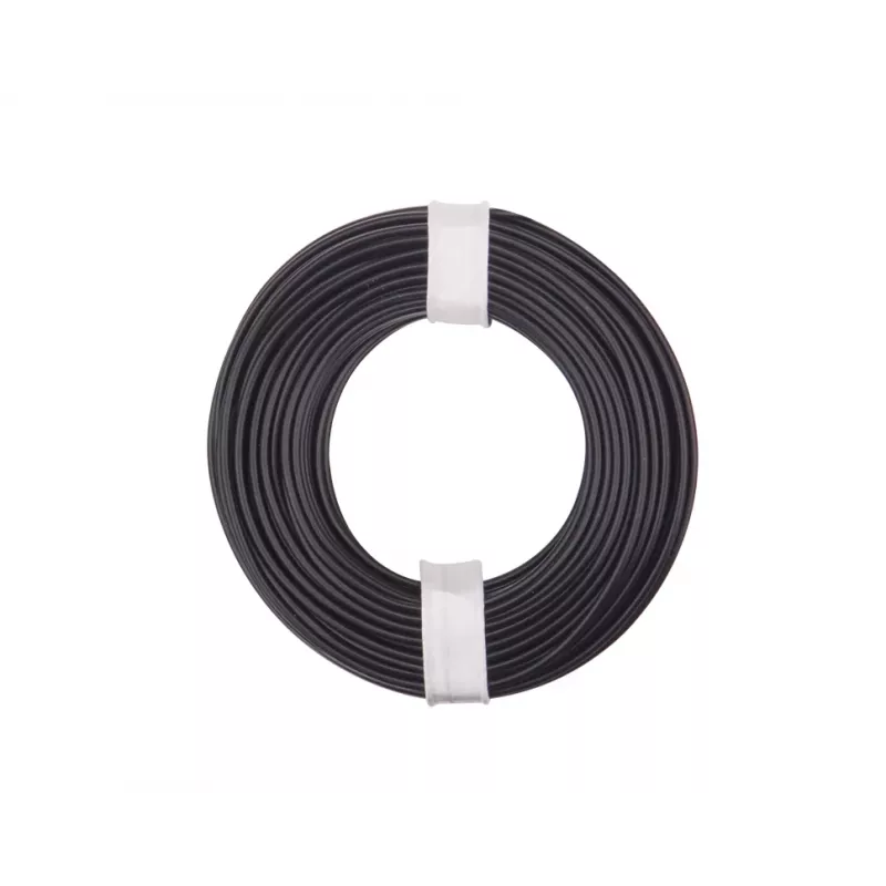 Donau Elektronik 175-011 LiY lankstusis montažinis laidas 1 x 0,75 mm² juodas