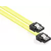 GoodConnections SATA 6 Gb/s kabelis su metaliniais fiksatoriais, 0,50 m, geltonas 5047-A05Y
