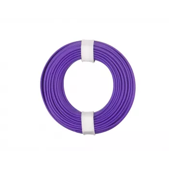 Donau Elektronik 175-016 LiY montavimo laidas 1 x 0,75 mm² violetinės spalvos (parduodama po vienetą)
