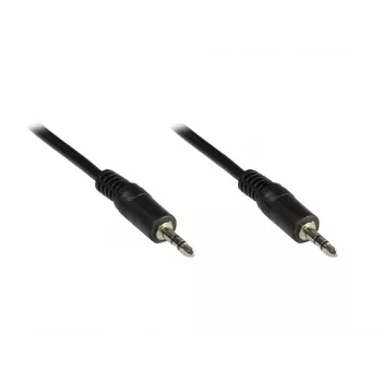 GoodConnections 3.5mm stereo jack kabelis 2,5m, vyriškas-vyriškas, juodas 1970-02