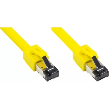 GoodConnections Alcasa Cat8.1 S/FTP Ethernet tinklo kabelis, RJ45, geltonas, 1,5 m 8080-015Y