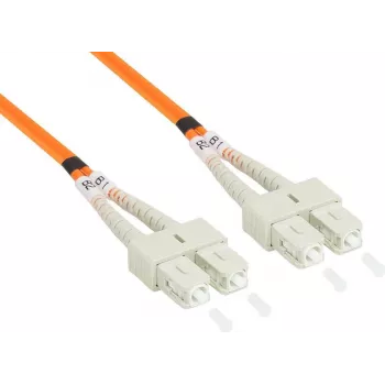 GoodConnections OM2 dvigubas daugiamodis SC/SC šviesolaidinis komutacinis kabelis, 15 m LW-815SC