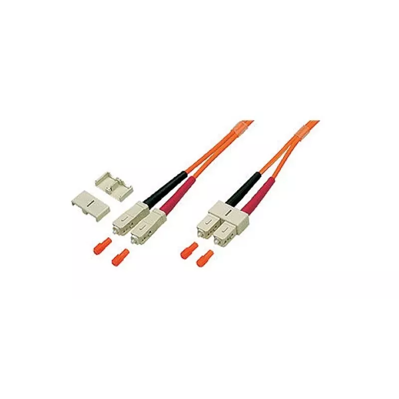 GoodConnections OM2 dvigubas daugiamodis SC/SC šviesolaidinis komutacinis kabelis, 15 m LW-815SC