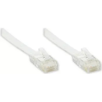 GoodConnections Cat. 5e U/UTP plokščias tinklo kabelis, 7,5 m, baltas 805U-F507W
