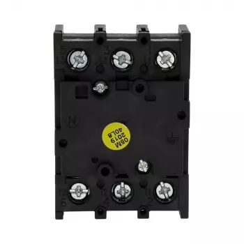 Eaton P1-25/E 3 polių pagrindinis jungiklis atjungiklis, 25 A, IP65, juodas/baltas 038724