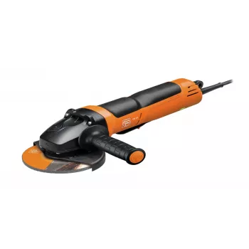 Fein CG15-125BLP 125 mm 1500 W kampinis šlifuoklis su bešepetėliu varikliu, kintamu greičiu, disko keitimu be įrankių, antivibracine rankena ir saugos sankaba 72250860000