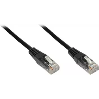 Good Connections Cat. 6 U/UTP tinklo kabelis, 0,5 m, juodas 806U-005S