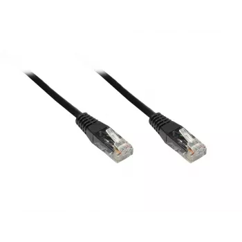 Good Connections Cat. 6 U/UTP tinklo kabelis, 0,5 m, juodas 806U-005S
