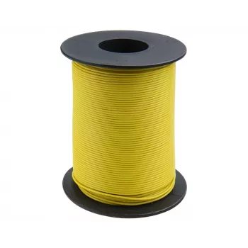 Donau Elektronik 119-13 montažinė viela 1 x 0,14 mm² geltona 100 m