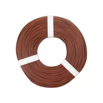 Donau Elektronik 125-058 lankstusis montažinis laidas 1 x 0,25 mm² rudas 50 m