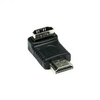 Good Connections HDMI adapteris 19 kontaktų, kištukas į lizdą, kampu žemyn, juodas (HDMI-FMWU)
