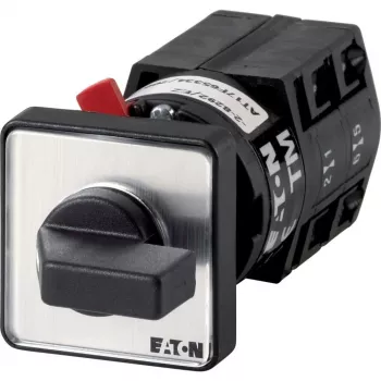Eaton TM-2-8550/EZ 2 polių ON-OFF rotacinis kumštelinis jungiklis, 10 A, 690 V AC, priekinis montavimas, IP65