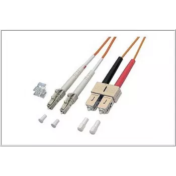 GoodConnections LW-620LS 20 m OM1 daugiamodis dvigubas šviesolaidinis pataisos kabelis LC į SC, 62,5/125 µm, oranžinis PVC
