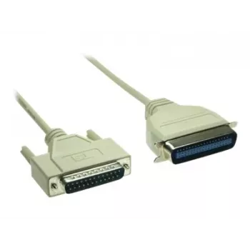 GoodConnections Premium lygiagretusis spausdintuvo kabelis, DB25 male į Centronics 36 male, 0,6 m, pilkas, dvigubai ekranuotas 4090-06