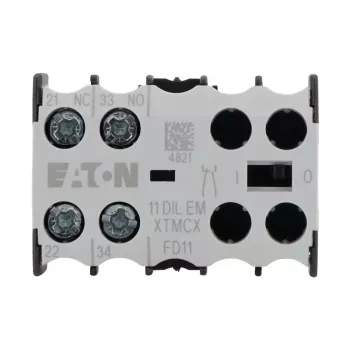 Eaton pagalbinis kontaktų blokas 1NO+1NC 11DILEM, 2 polių, mechaniškai susieti kontaktai, 010080
